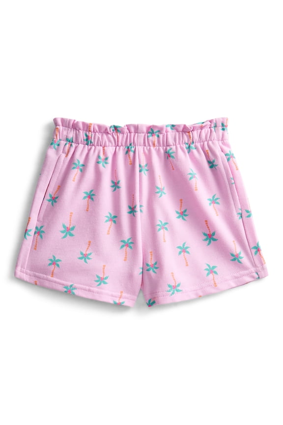 Toddler Girls Soft Knit Pull On Shorts, Sizes 18M-5T