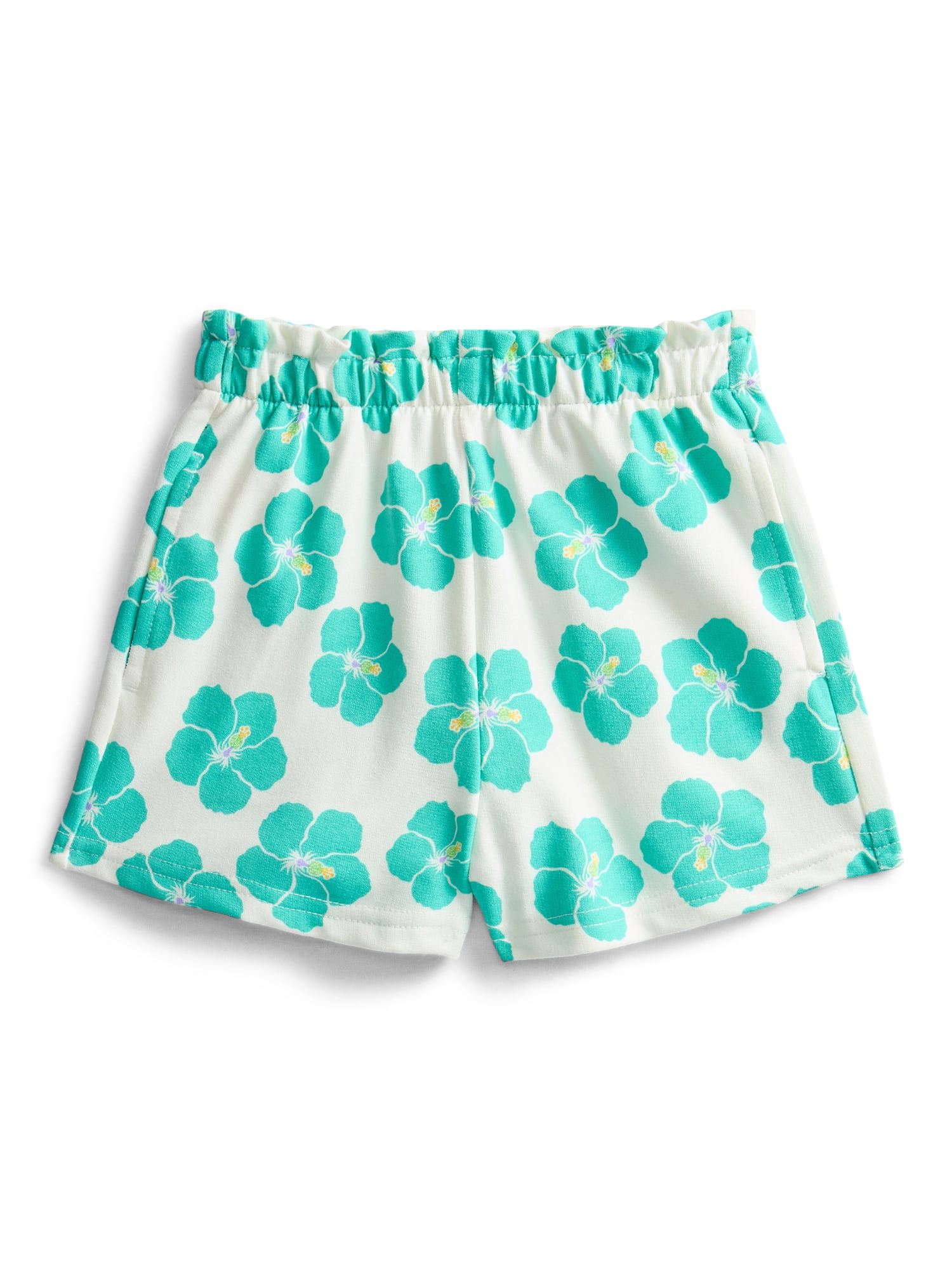 Wonder Nation Toddler Girls Soft Knit Pull On Shorts, Sizes 18M-5T