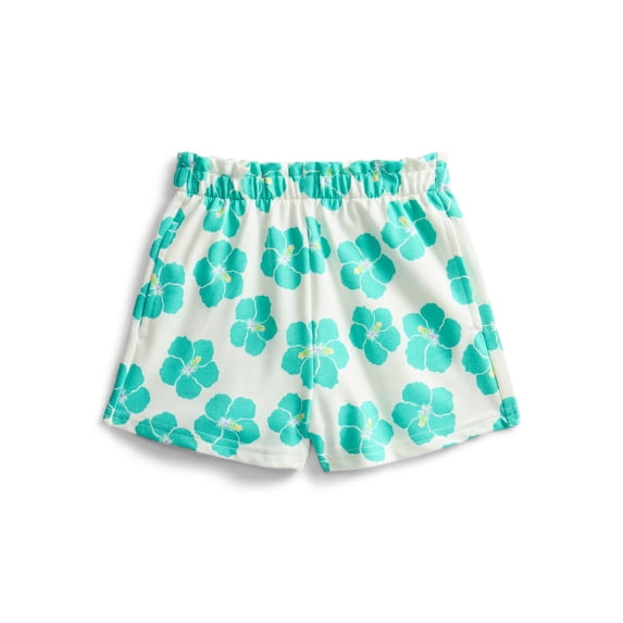 Wonder Nation Toddler Girls Soft Knit Pull On Shorts, Sizes 18M-5T