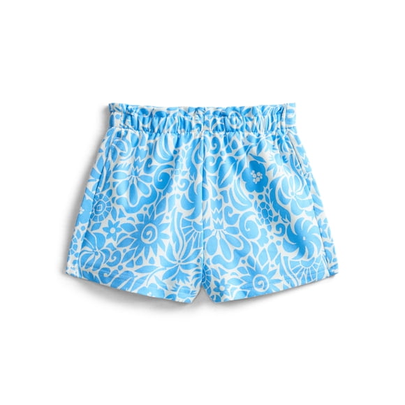 Wonder Nation Toddler Girls Soft Knit Pull On Shorts, Sizes 18M-5T