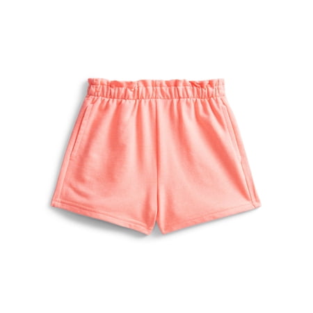 Wonder Nation Toddler Girl French Terry Pull-On Shorts, Sizes 18M–5T