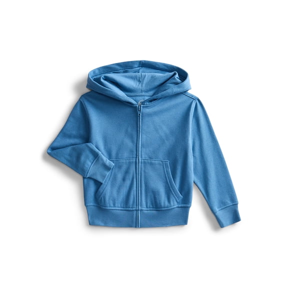 Wonder Nation Kids Full Zip Fleece Hoodie, Sizes 4-18 & Husky