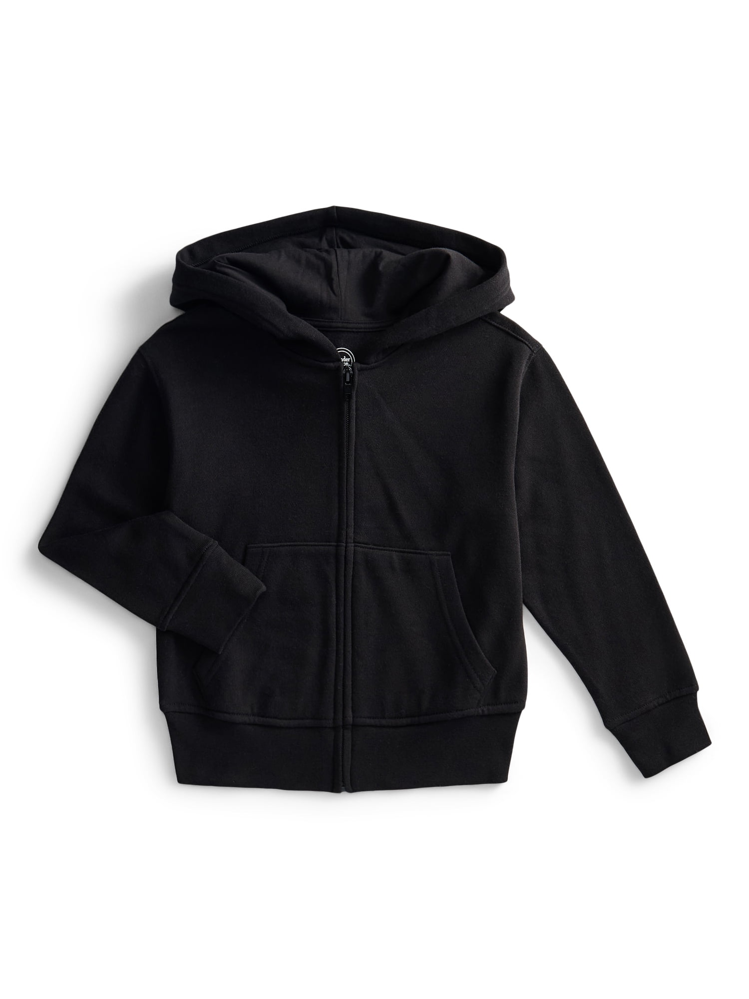 Wonder Nation Kids Full Zip Fleece Hoodie, Sizes 4-18 & Husky