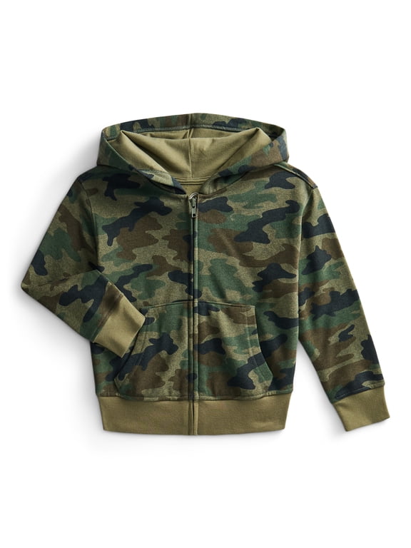 Kids Full Zip Fleece Hoodie, Sizes 4-18 & Husky