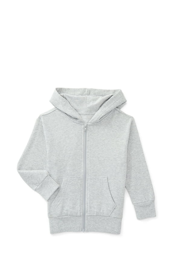 Kids Unisex Fleece Full Zip Hoodie, Sizes 4-18 & Husky