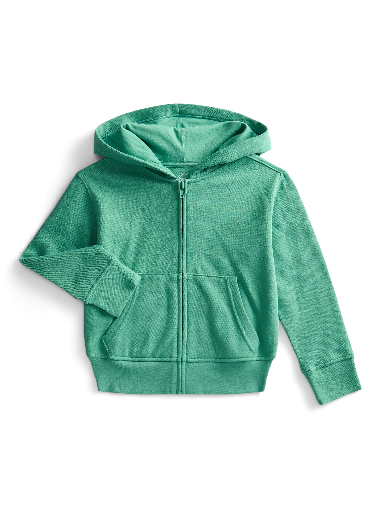 Wonder Nation Kids Full Zip Fleece Hoodie, Sizes 4-18 & Husky