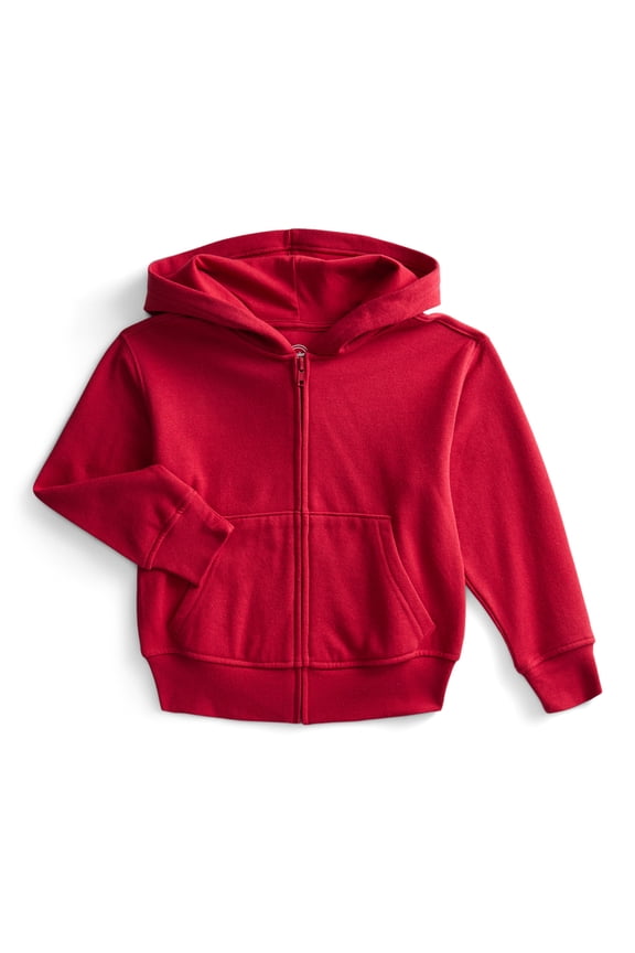 Kids Full Zip Fleece Hoodie, Sizes 4-18 & Husky