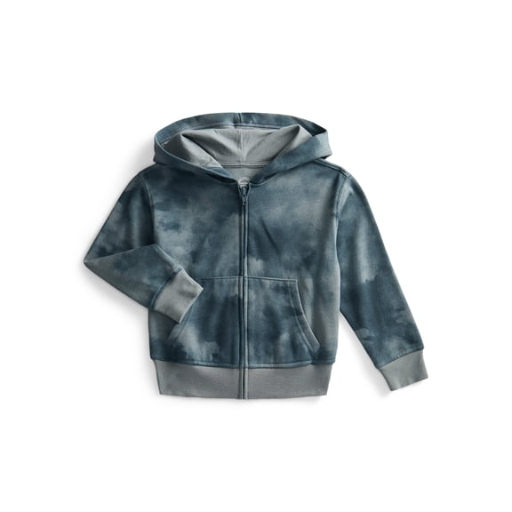 Wonder Nation Boys Full Zip Fleece Hoodie, Sizes 4-18 & Husky