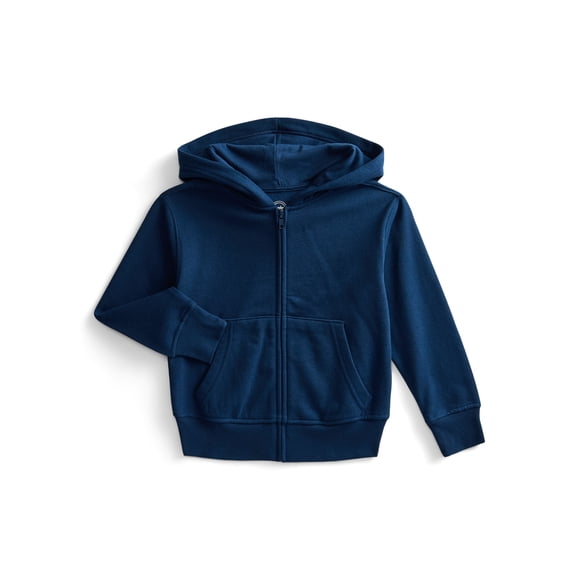 Wonder Nation Kids Full Zip Fleece Hoodie, Sizes 4-18 & Husky