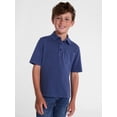thumbnail image 1 of Wonder Nation Boys' Garment Dye Polo Shirt, Sizes XS-XXL & Husky, 1 of 4