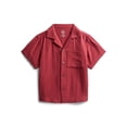 thumbnail image 1 of Wonder Nation Boys' Cotton Gauze Button Front Shirt with Short Sleeves, Sizes 4-18 & Husky, 1 of 3