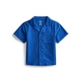 thumbnail image 1 of Wonder Nation Boys' Cotton Gauze Button Front Shirt with Short Sleeves, Sizes 4-18 & Husky, 1 of 3
