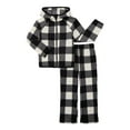 thumbnail image 1 of Wonder Nation Girls Fleece Hooded Jacket and Wide Leg Pants Set, 2-Piece, Sizes 4-18, 1 of 3