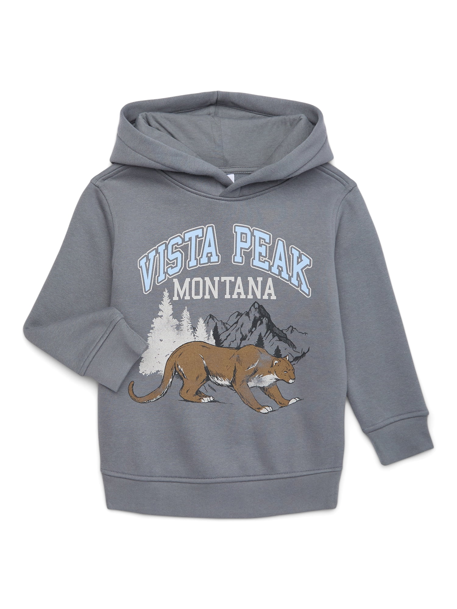 Wonder Nation Boys Fleece Graphic Hoodie, Sizes 4-18 & Husky