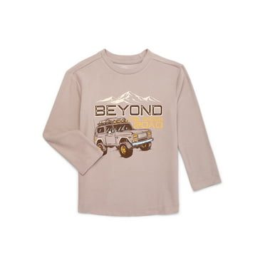 Wonder Nation Boys Graphic Thermal Top with Long Sleeves, Sizes XS-XXL & Husky
