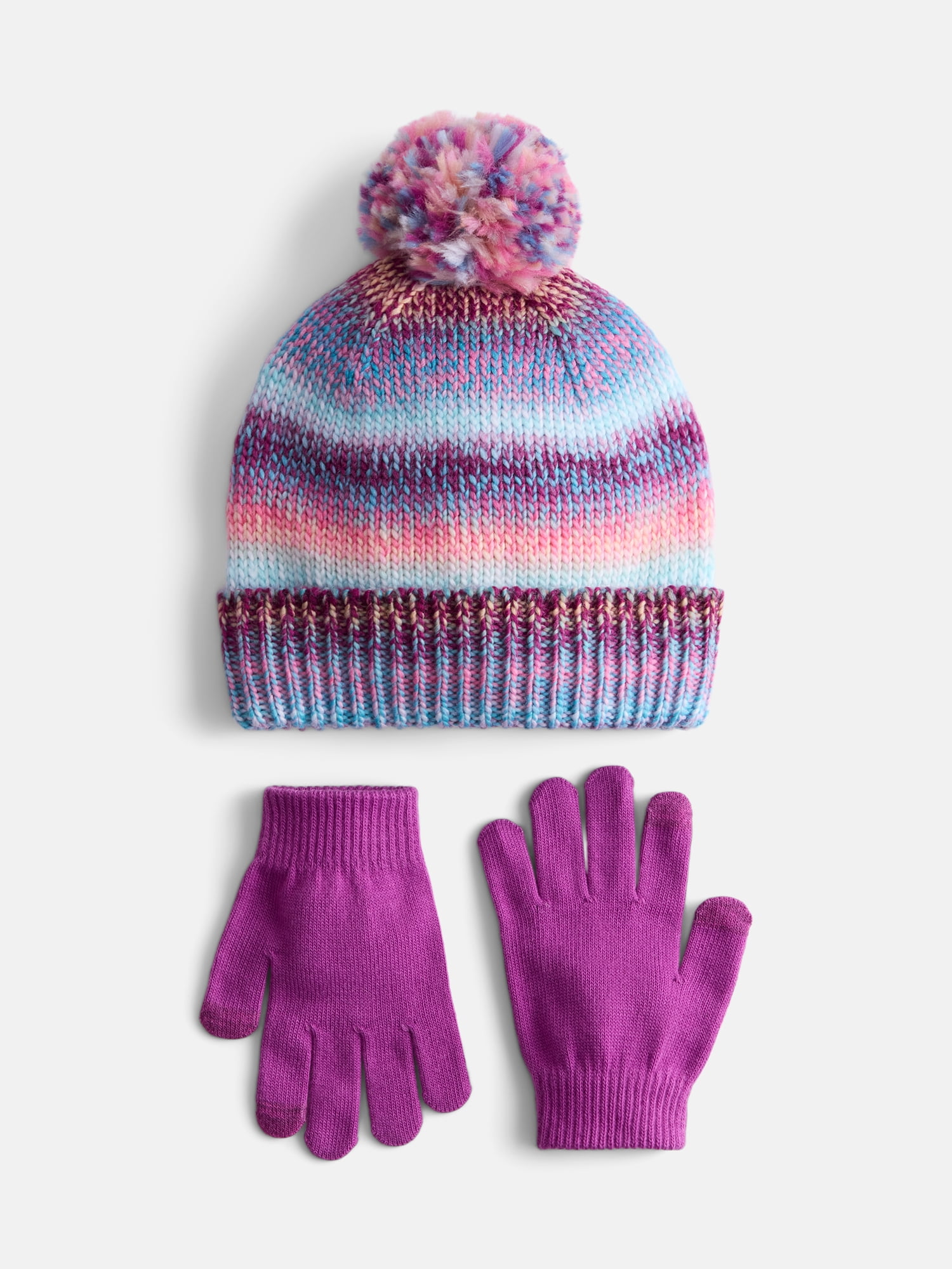 Wonder Nation Girl's Hat Glove Set