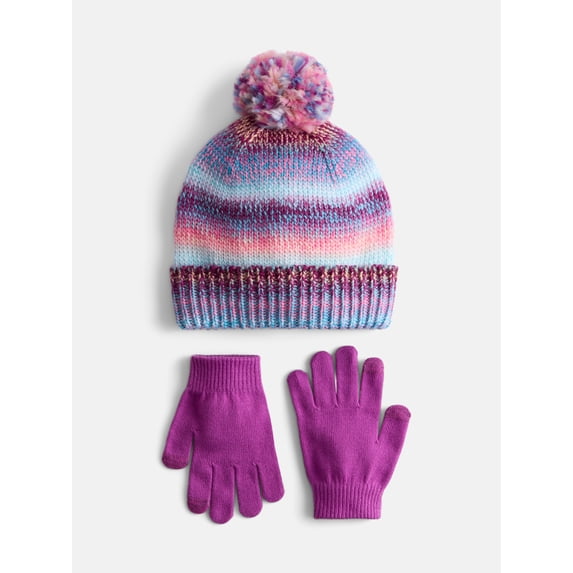 Wonder Nation Girl's Hat Glove Set