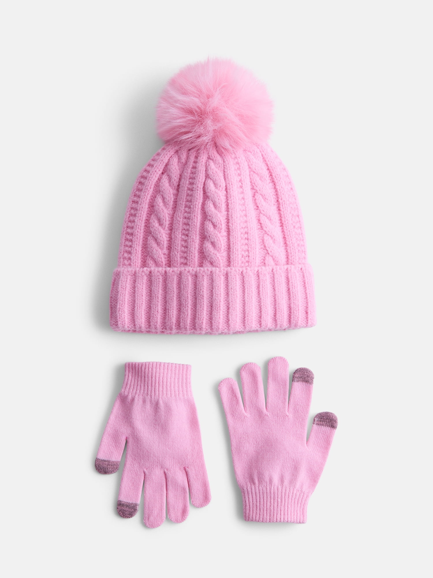 Wonder Nation Girl's Hat Glove Set