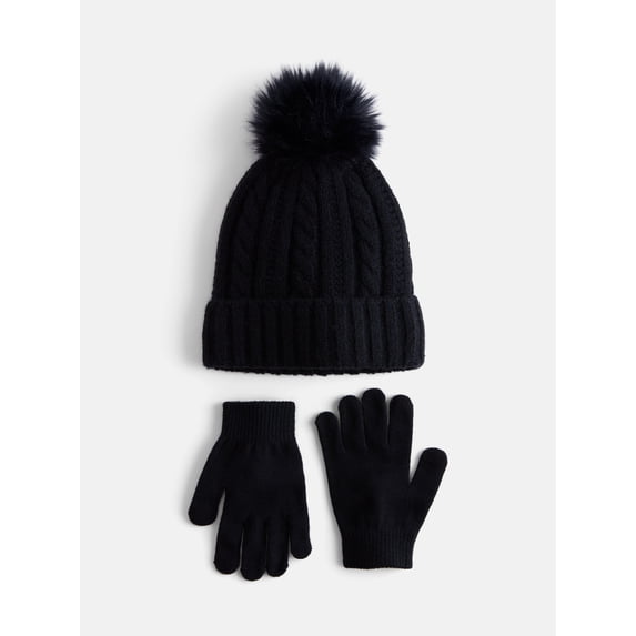Wonder Nation Girl's Hat Glove Set