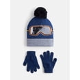 thumbnail image 1 of Wonder Nation Kids' Ski Mask Beanie Hat and Gloves Set, 3- Piece, 1 of 4