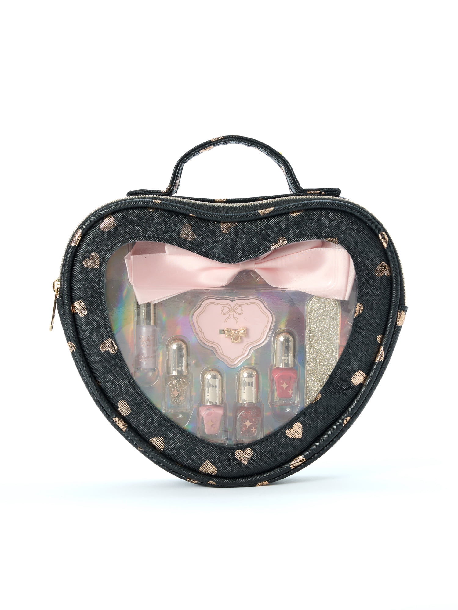 Wonder Nation Beauty Handbag Accessories Set, 9 Piece Set, Children 6 years and up