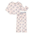 thumbnail image 1 of Wonder Nation Hello Kitty Girls Long Sleeve Top and Sleep Pant Pajama Set, 2-Piece, Sizes 4-18, 1 of 3