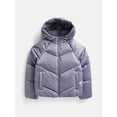 thumbnail image 1 of Wonder Nation Girls Heavyweight Puffer Jacket with Hood, Sizes 4-18, 1 of 3