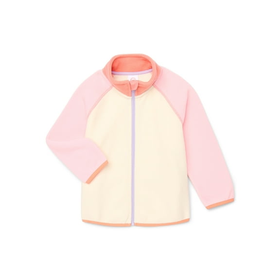 Wonder Nation Baby and Toddler Microfleece Jacket, Size 12M-5T