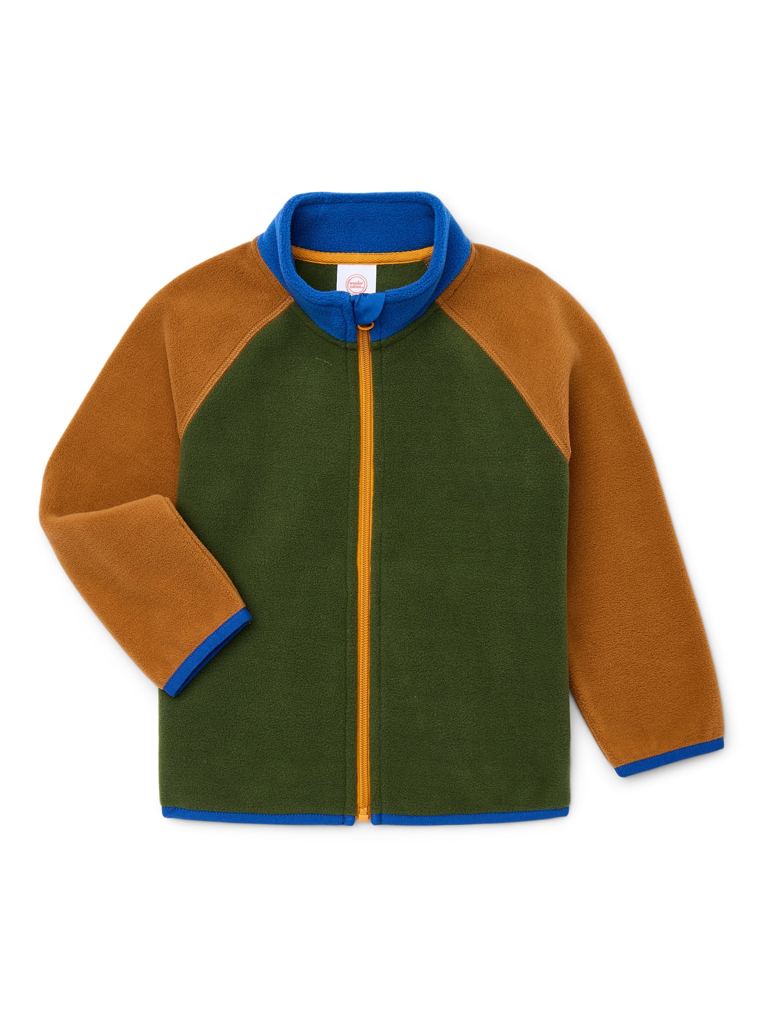 Wonder Nation Baby and Toddler Microfleece Jacket, Size 12M-5T