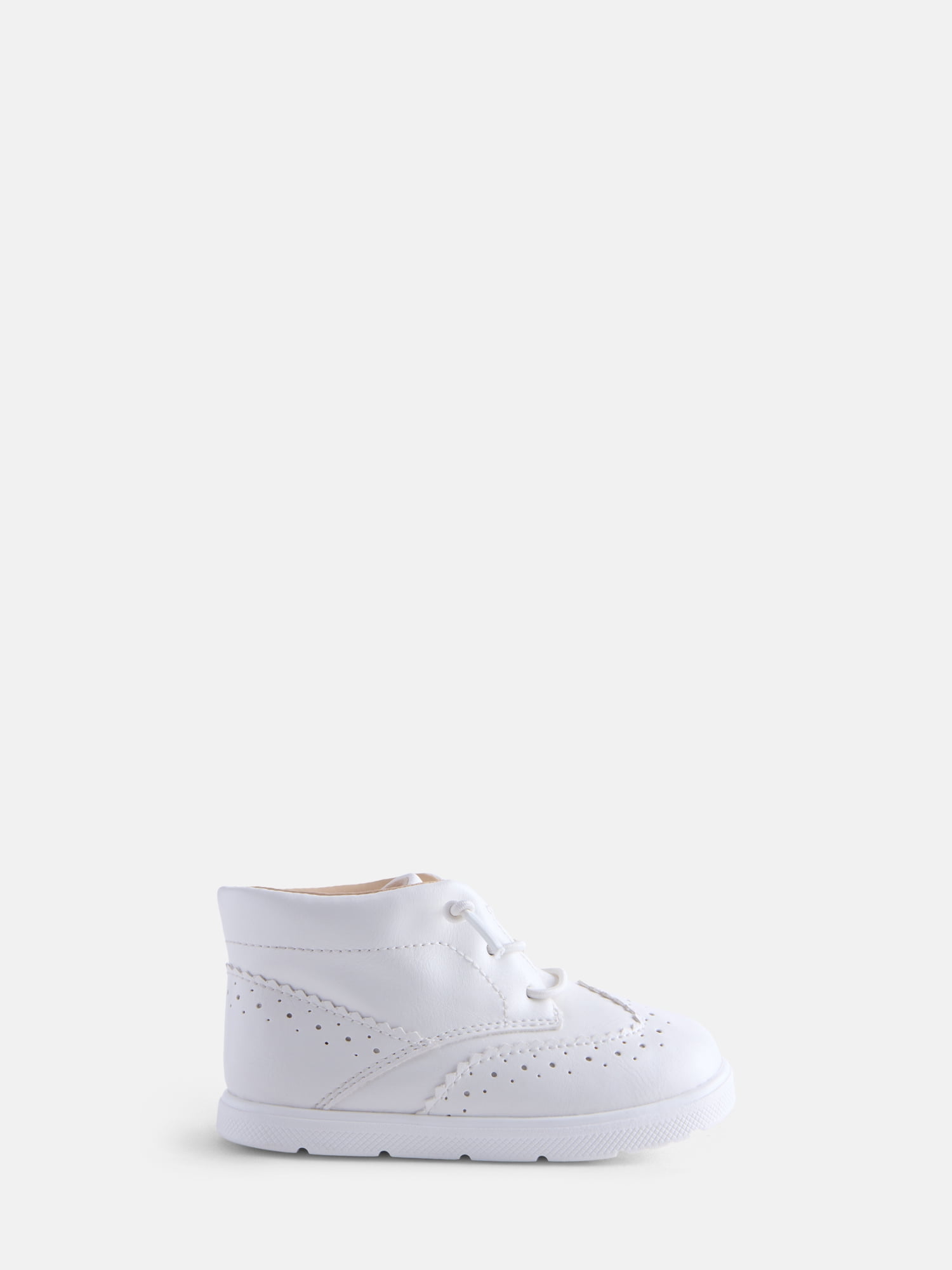Wonder Nation Infant Boys' Faux Leather Brogue Booties
