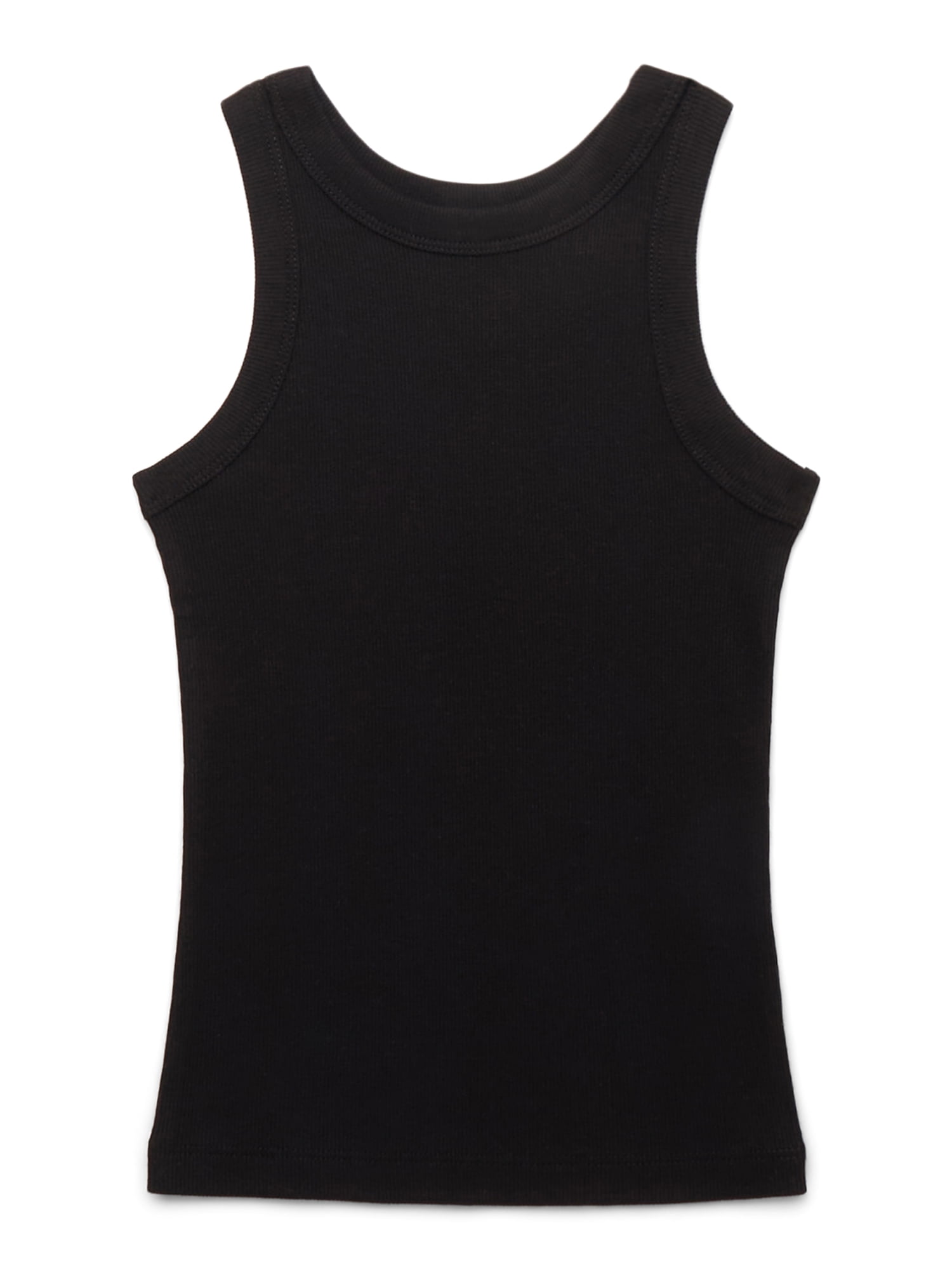 Wonder Nation Girls Kid Tough Ribbed Tank Top, Sizes 4-18 & Plus