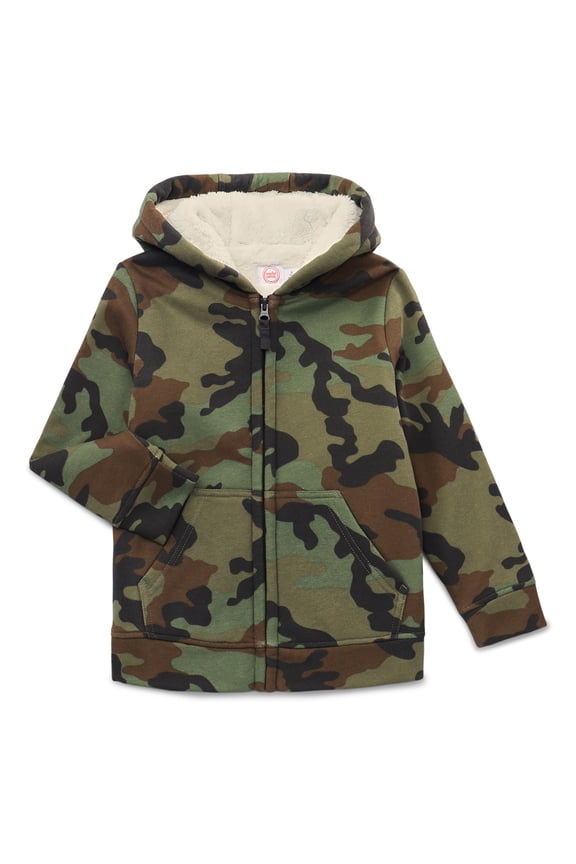 Boys Kid Tough Hoodie with Long Sleeves, Sizes 4-18 & Husky