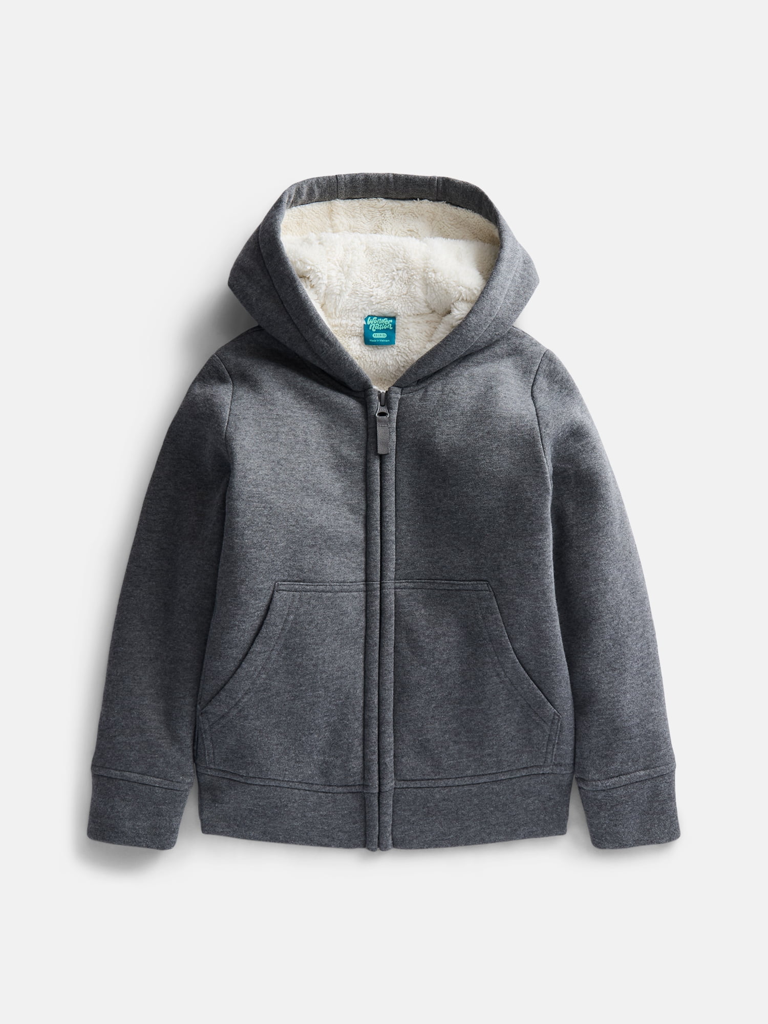 Wonder Nation Boys Kid Tough Hoodie, Sizes 4-18 & Husky
