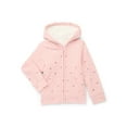 thumbnail image 1 of Wonder Nation Girls Kids Tough Fully Lined Zip Hoodie Jacket, Sizes 4-18 & Plus, 1 of 3