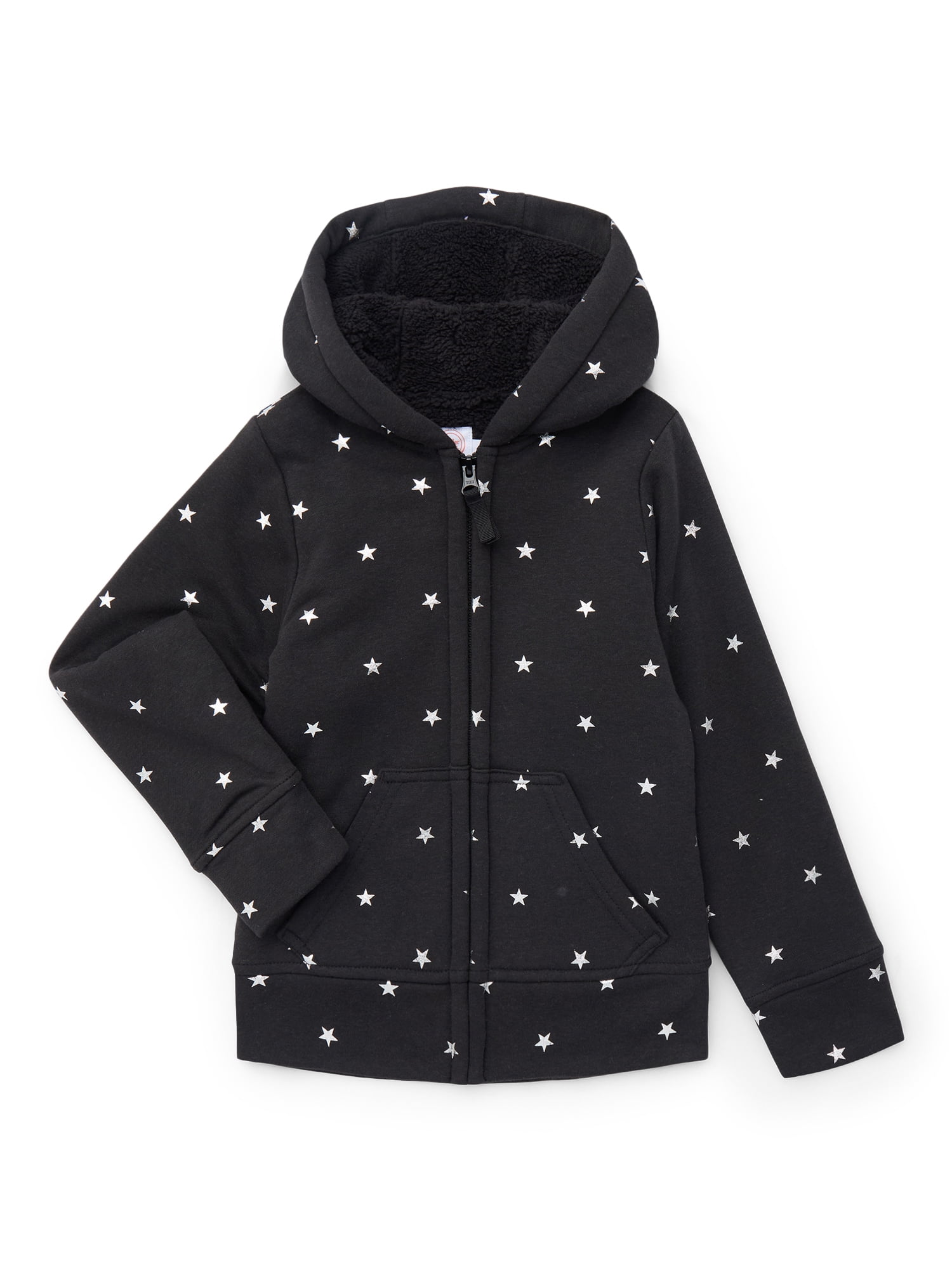 Wonder Nation Kids Tough Fully Lined Zip Hoodie Jacket
