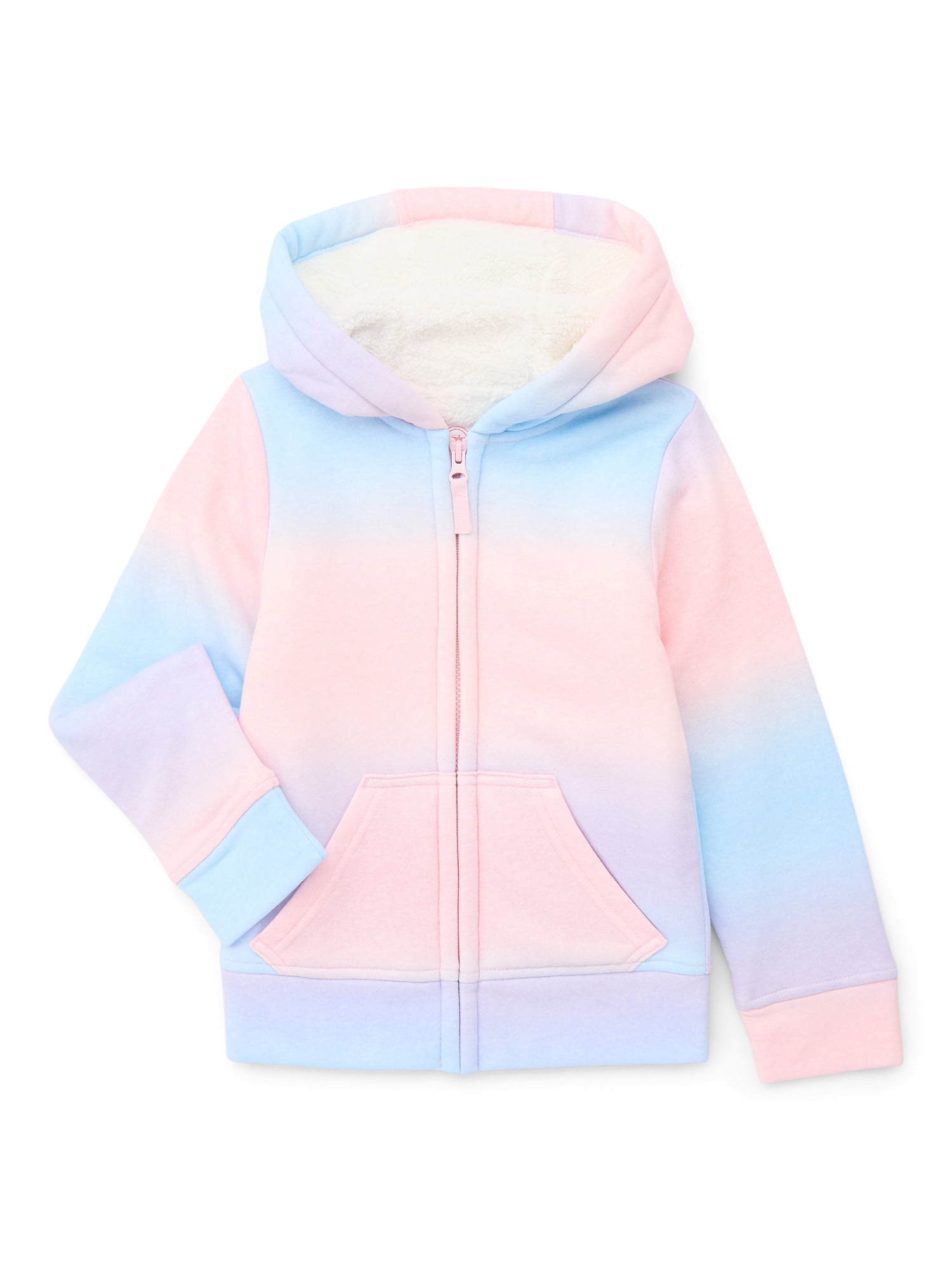 Wonder Nation Kids Tough Fully Lined Zip Hoodie Jacket