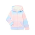 thumbnail image 1 of Wonder Nation Girls Kids Tough Fully Lined Zip Hoodie Jacket, Sizes 4-18 & Plus, 1 of 3