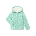 thumbnail image 1 of Wonder Nation Girls Kids Tough Fully Lined Zip Hoodie Jacket, Sizes 4-18 & Plus, 1 of 3