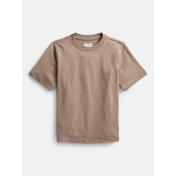 Wonder Nation Boys' Kid Tough Tee with Short Sleeves, Sizes XS-XXL & Husky
