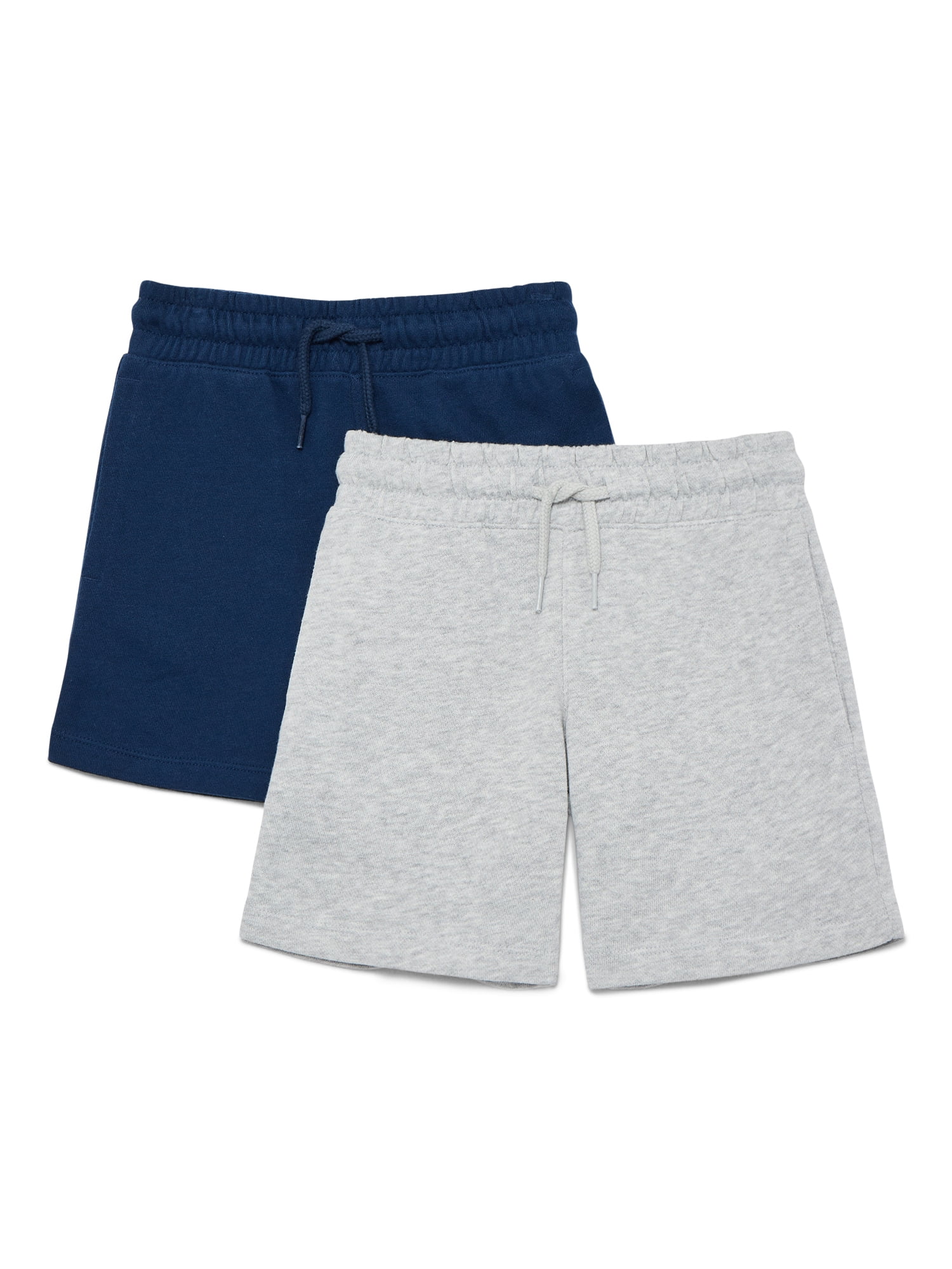 Wonder Nation Boys Knit Shorts, 2-Pack, Sizes 4-18 & Husky