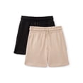 thumbnail image 1 of Wonder Nation Boys Knit Shorts, 2-Pack, Sizes 4-18 & Husky, 1 of 3