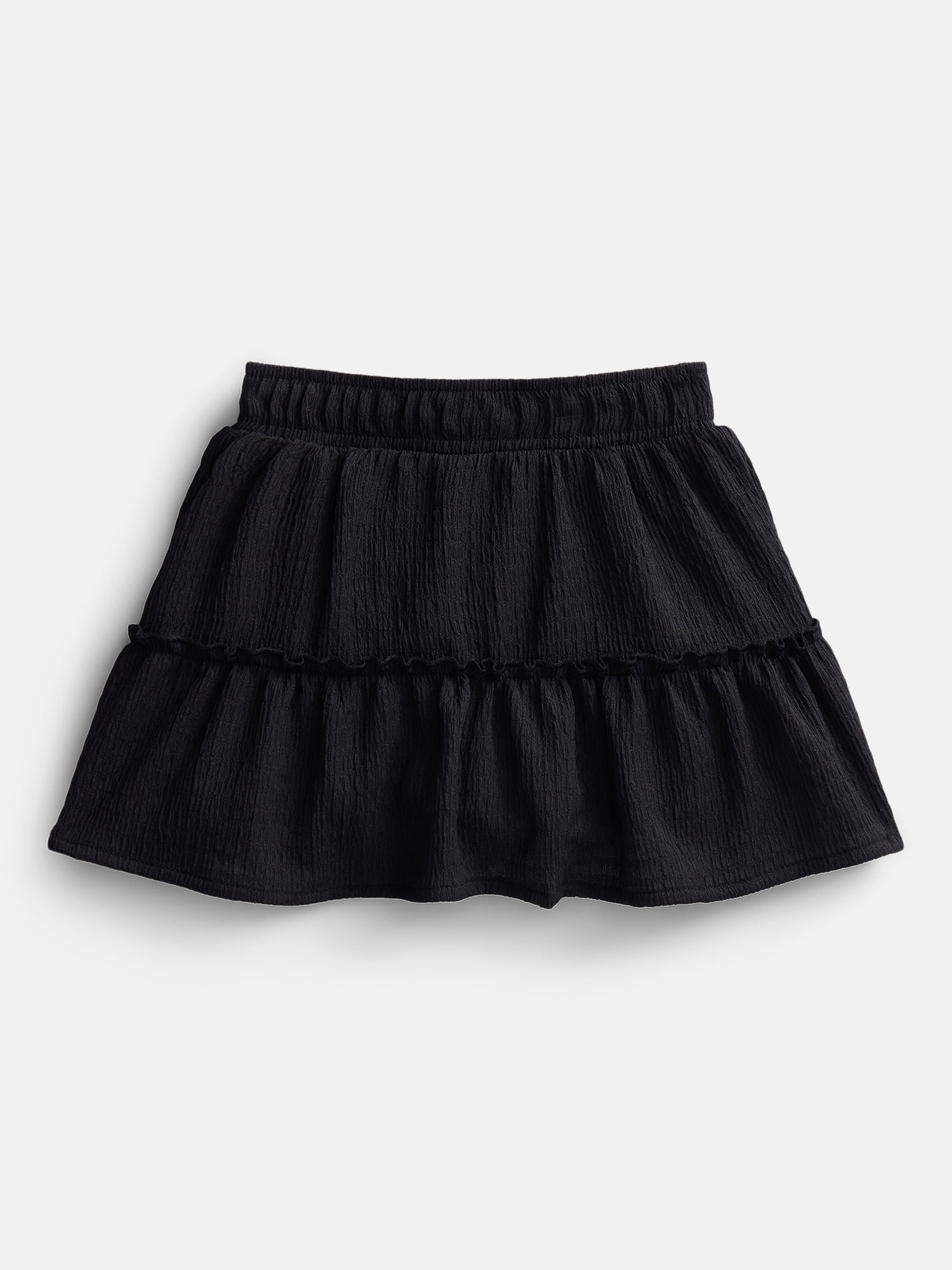 Wonder Nation Girls' Tiered Knit Skort, Sizes 4-18 & Plus