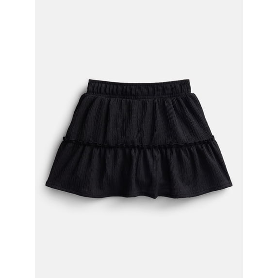 Wonder Nation Girls' Tiered Knit Skort, Sizes 4-18 & Plus