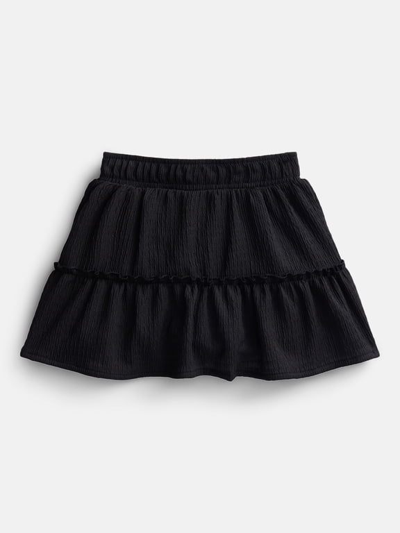 Girls' Tiered Knit Skort, Sizes 4-18 & Plus