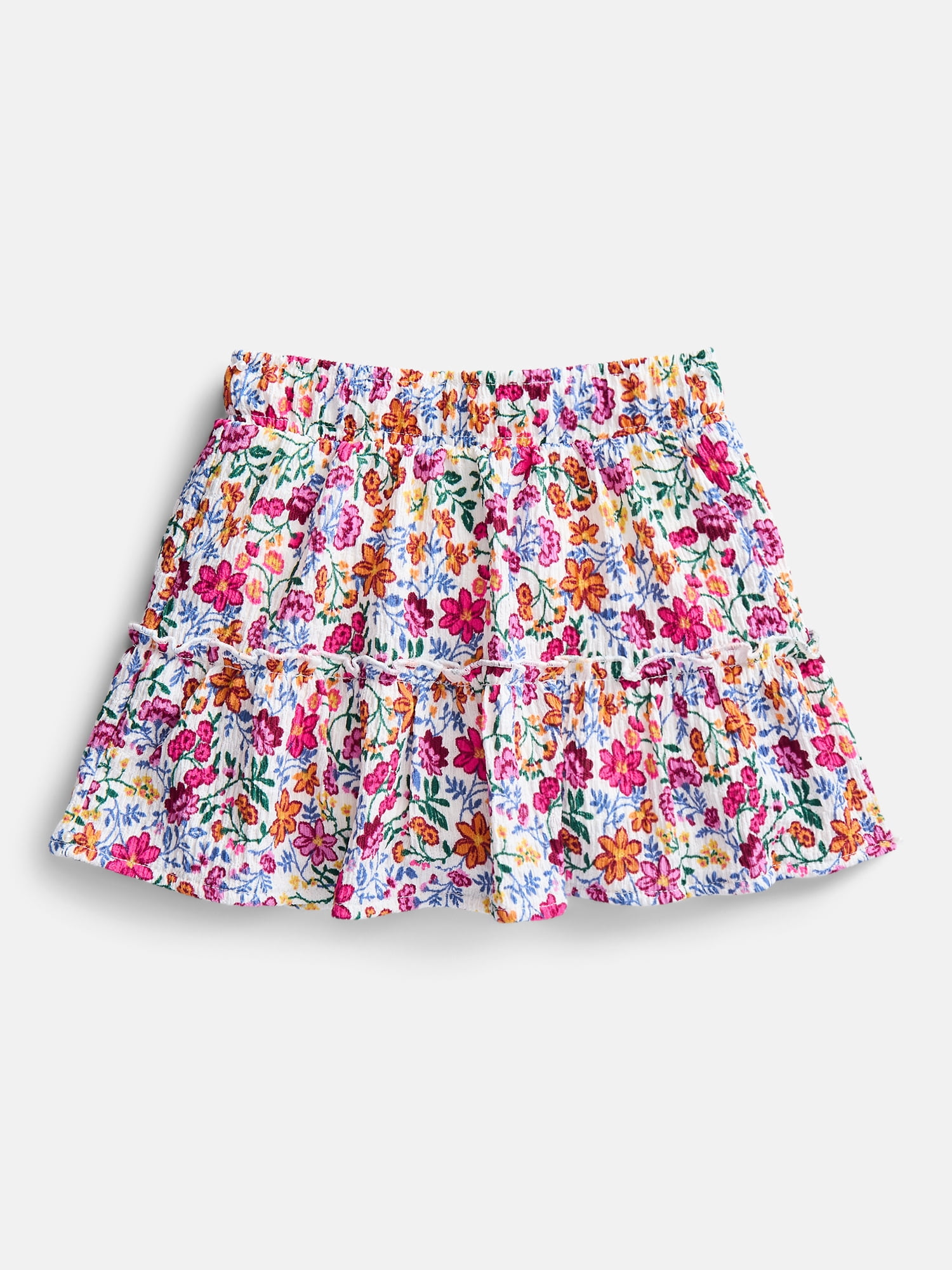 Wonder Nation Girls' Tiered Knit Skort, Sizes 4-18 & Plus