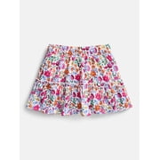 Wonder Nation Girls' Tiered Knit Skort, Sizes 4-18 & Plus