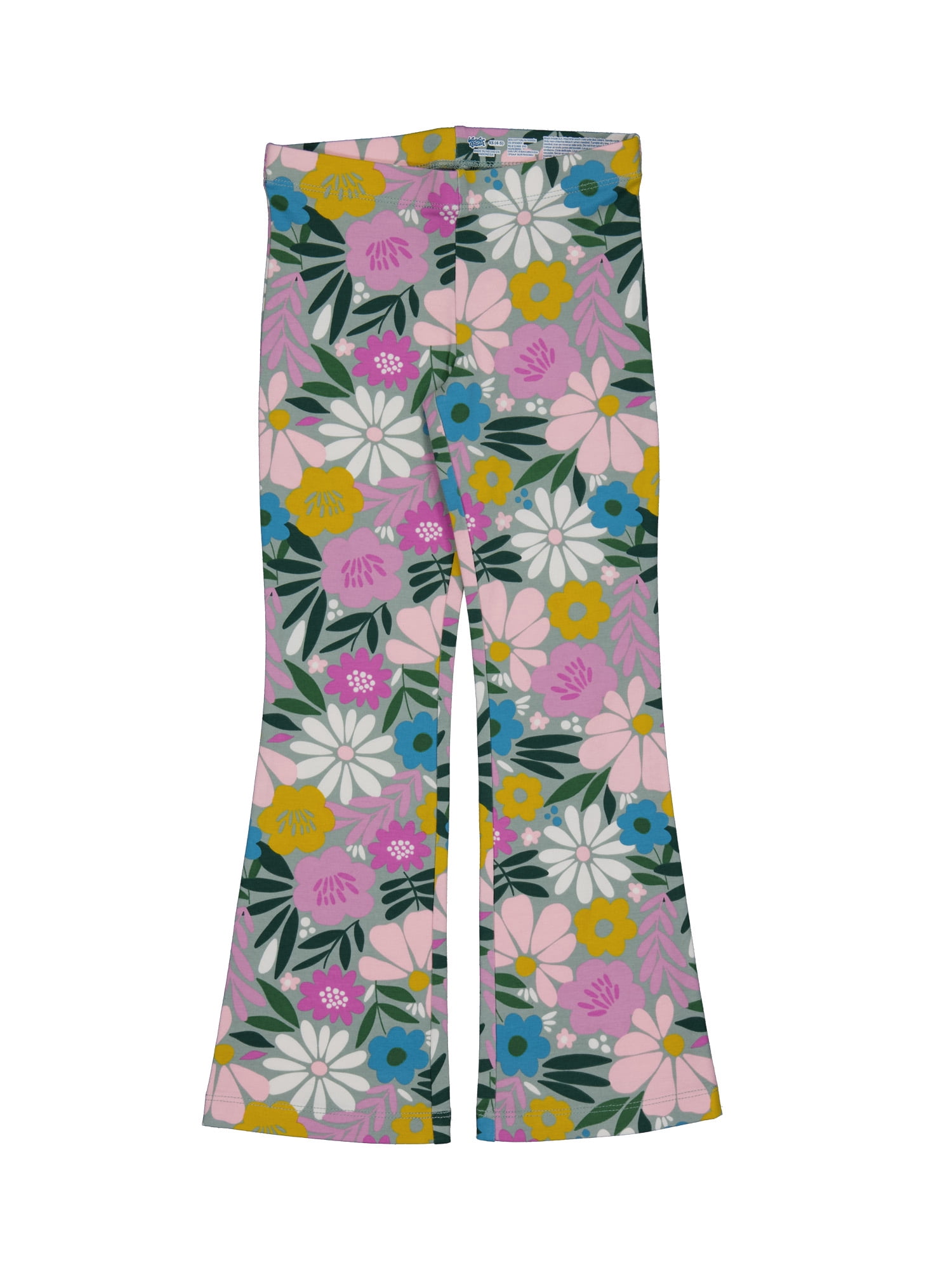 Wonder Nation Girls Kid Tough Flare Leggings, Sizes 4-18 & Plus
