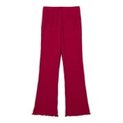 WONDER NATION Little Girls Flare Leggings with Front Patch Pockets, Sizes 4-10