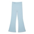 thumbnail image 1 of Wonder Nation Little Girls Ribbed Plush Flare Leggings, Sizes 4-10, 1 of 3