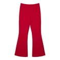 thumbnail image 1 of Wonder Nation Little Girls Ribbed Plush Flare Leggings, Sizes 4-10, 1 of 3